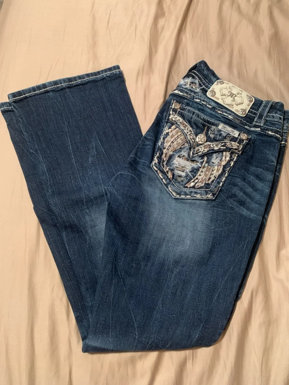Miss Me Dark Wash Bootcut Women Jeans size 29 - Picture 1 of 4